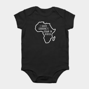 Lorraine's down in Africa Baby Bodysuit